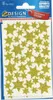 A package of gold glitter star stickers. Produktbild-Vorschau