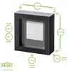 5x weiß 4 "x 4" 3d Box Fotorahmen mit Elfenbein 2 "x 2" Produktbild-Vorschau 4