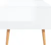 vidaXL Konferenčný stolík vysoký lesk biely 100x49,5x43 cm Náhľad obrázku produktu 6