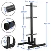 Yaheetech Hantelablage Hantelständer Metall Squat-Rack mit Produktbild-Vorschau 4