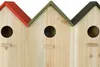 Nistkasten Gruppe 3 in 1 Kiefernholz 42x13x25 cm Farbe rot Produktbild-Vorschau 6