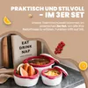 TELEWELT Thermoschüssel mit Deckel [3er SET] mit dem Produktbild-Vorschau 11