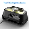 2pcs Wiederaufladbare LED-Stirnlampe  mit Sensormodus, 4 Produktbild-Vorschau 2