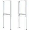 vidaXL Pracovný stôl 80x60x(71,5-98) cm dubový masív Náhľad obrázku produktu 5