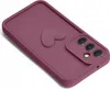 Puzdro pre Samsung A16 5G silikónové matné srdce + ochranné Náhľad obrázku produktu 3