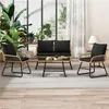 Yaheetech 4-tlg. Gartenmöbel-Set aus Polyrattan, 2-Sitzer & Produktbild-Vorschau 2