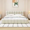 Okwish čalouněná postel 140 x 190 cm s měkkým opěrákem a Náhled obrázku produktu 3