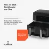 Klarstein Heißluftfritteuse, Airfryer mit 2 Kammern, 2850W Produktbild-Vorschau 5
