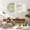 Bild auf Leinwand - Leinwandbild - 5 Teile - Modern Gold Produktbild-Vorschau 7