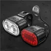 Fahrradlampe vorne und hinten am Lenker, leistungsstarke Produktbild-Vorschau 3