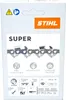 The image shows the packaging of a Stihl chainsaw chain. Produktbild-Vorschau