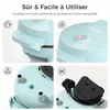 YASHE Mini gaufrier ABW59C, 550 W, plaque 10 cm, Voir les images du produit 6