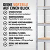 MONZANA® Schwerlastregal 180x90x40cm 875kg 5 MDF-Platten Produktbild-Vorschau 6