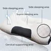 Zimilo 2-delige set ergonomische neksteunkussens, 74x47 cm: Productafbeelding-voorbeeld 2