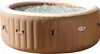 An inflatable hot tub filled with water and bubbles. Produktbild-Vorschau