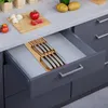 Držiak na nože Relaxdays do zásuvky, na 9 nožov, bambusový Náhľad obrázku produktu 2