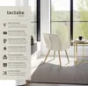 tectake® Esszimmerstuhl Marilyn gepolstert, in Samtoptik, Produktbild-Vorschau 2