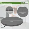 Pole Dance Matte 10 cm Ø 120cm grau Tanzstangenmatte Matte Produktbild-Vorschau 4