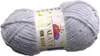 A ball of grey yarn with a label. Podgląd zdjęcia produktu
