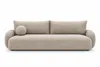 Sofa NUBE met slaapfunctie, melange beige, crème, bruin – Productafbeelding-voorbeeld 8