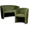 Couchgarnitur - Sofa Set - Grün - Weicher Stoff - 2 Sitzer Produktbild-Vorschau 1