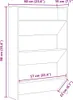 VidaXL Szafka na buty, 2 szt., 60 x 18 x 90 cm, płyta Podgląd zdjęcia produktu 8