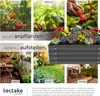 tectake Hochbeet verzinkter Stahl 80x60x30 cm 130 l Grau Produktbild-Vorschau 4