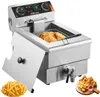 VEVOR kommerzielle Fritteuse, 1500 W elektrische Fritteuse Produktbild-Vorschau 1