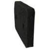 A black foam filter on a white background. Produktbild-Vorschau