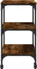 vidaXL Küchenwagen Räuchereiche 60x41x76 cm Holzwerkstoff Produktbild-Vorschau 9