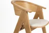 Zuiver NDSM Esszimmerstuhl mit Armlehne Holz Naurel/ Braun Produktbild-Vorschau 6