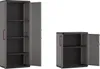 Keter Kunststoffschrank Quadra 166 x 68 x 39 und 83 x 68 x Produktbild-Vorschau 5
