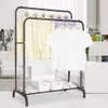 Dvojitý věšák BENI 110 cm černý Náhled obrázku produktu 3