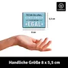 LANOLU Kühlschrankmagnete lustig- Ist mir egal - lustige Produktbild-Vorschau 5