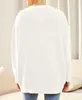 ASKSA Damen Strickjacke Strick Outwear V-Ausschnitt Vorne Produktbild-Vorschau 3
