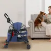 Wózek spacerowy dla psa 69 * 49 * 97 cm składany wózek Podgląd zdjęcia produktu 2