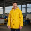 Regenjacke aus PVC mit Taschen Gelb M Produktbild-Vorschau 3