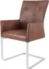 riess-ambiente Freischwinger Stuhl SAMSON dark coffee mit Produktbild-Vorschau 11