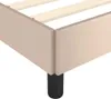 The Living Store Bettgestell mit Kopfteil Cappuccino-Braun Produktbild-Vorschau 5