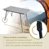 JAWINIO Table de camping pliante Table pliante réglable en Voir les images du produit 3