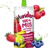 WUNDER Quetschie Mus 12 x 120g Himbeere, Erdbeere, Produktbild-Vorschau 1