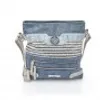 A blue Rieker shoulder bag is displayed against a white background. Anteprima dell’immagine prodotto