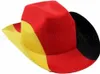 Cowboyhut Deutschland für Fußball Party, schwarz rot gold, Produktbild-Vorschau 1