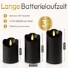 Meisterhome® LED Stumpenkerzen 3er-Set - LED Kerzen – Produktbild-Vorschau 6