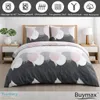 Buymax® Bettwäsche Bettbezug 200x200 cm, Kopfkissenbezug Produktbild-Vorschau 2