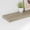 vidaXL Schweberegale 4 Stk. Eiche-Optik 80x23,5x3,8 cm MDF Produktbild-Vorschau 4