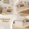 Polsterbett, Doppelbett, 140 x 200 cm, Bett mit Lattenrost, Produktbild-Vorschau 9