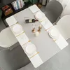 ProximaX Tafelkleed, lichtgrijs, 30x120 cm, linnenlook, Productafbeelding-voorbeeld 10