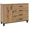 Commode P2, buffet avec portes, avec 4x tiroirs, en pieds Voir les images du produit 1