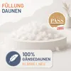 Daunendecke 155x220 cm, extra leichte Sommerdecke, Produktbild-Vorschau 4